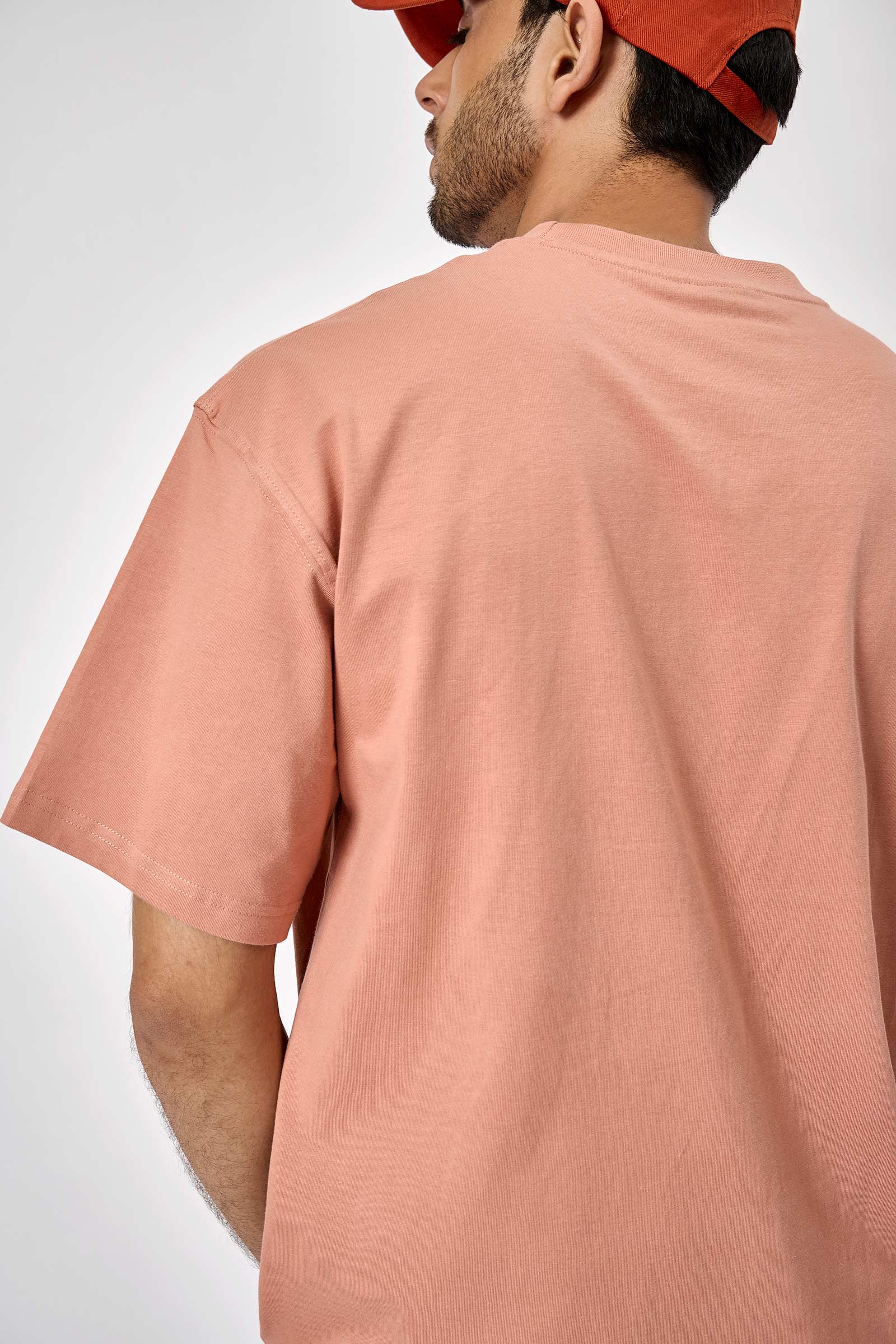 Peach Heavyweight Oversized T-shirt 