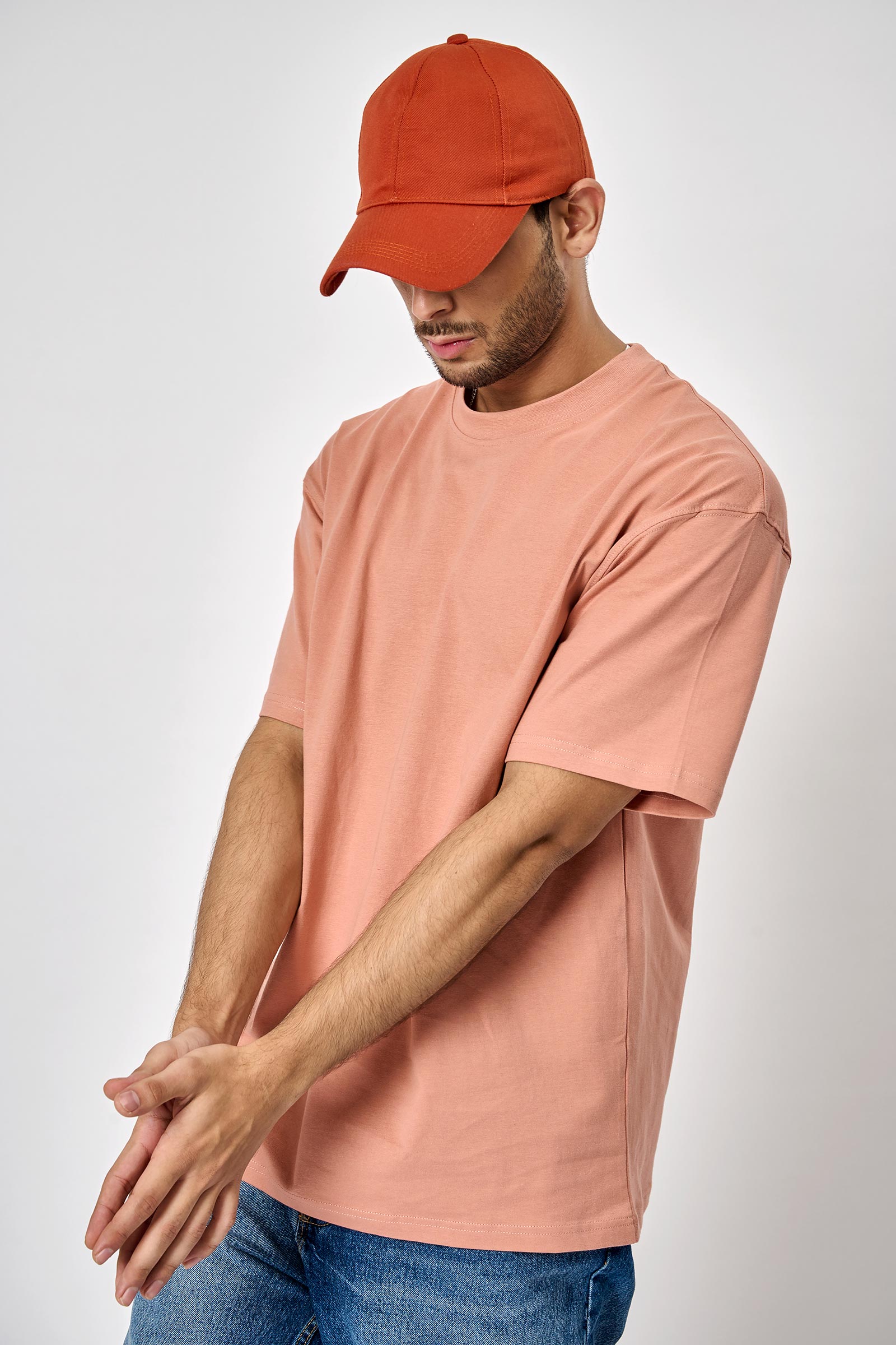 Peach Heavyweight Oversized T-shirt 