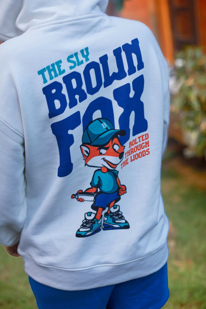 Brown Fox Hoodie Bonkers Corner