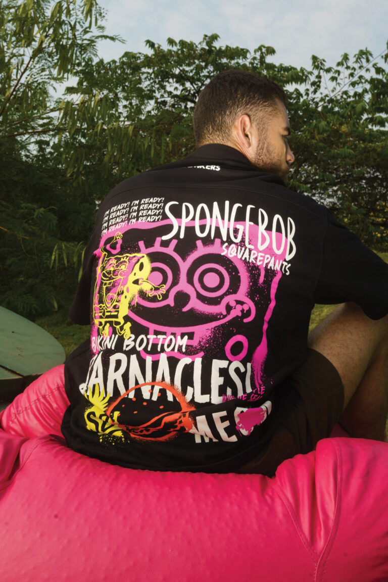 SB Spray Paint Shirt Bonkers Corner